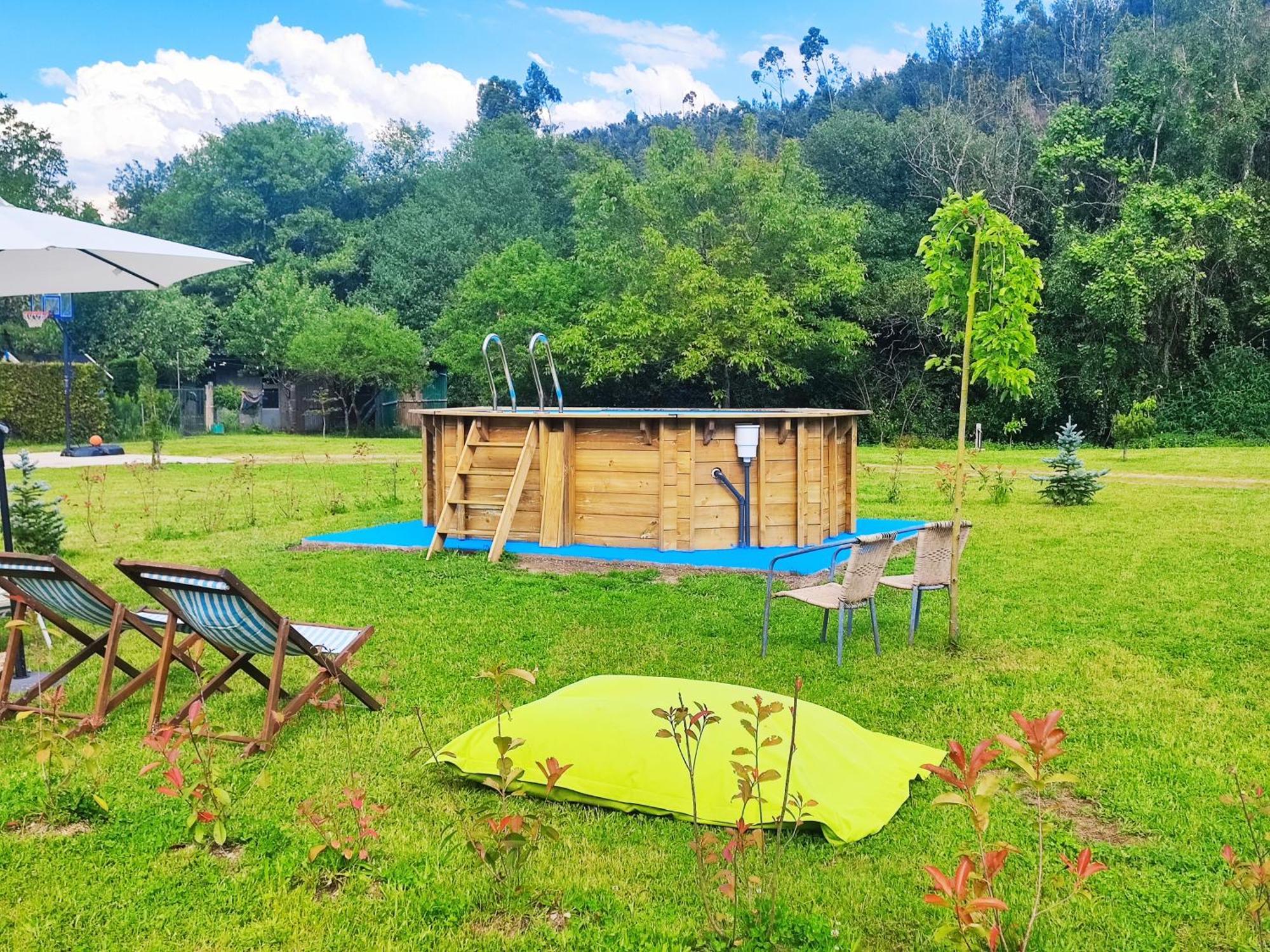 Casa Marina, En Plena Naturaleza Y Vistas Al Campo Villa Pontevedra Luaran gambar